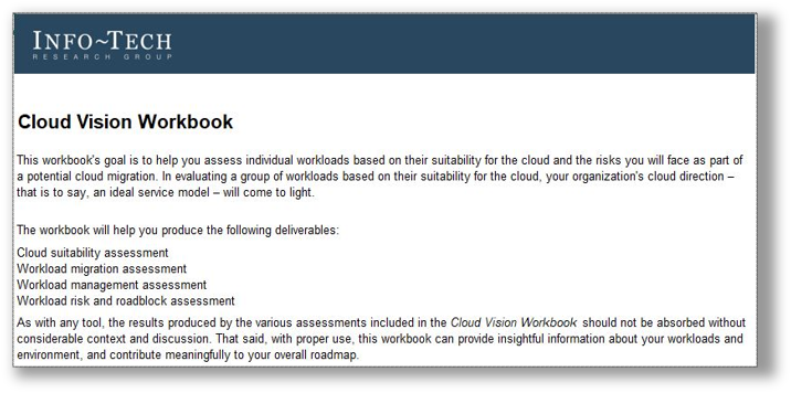 A screenshot of the Cloud Vision Workbook